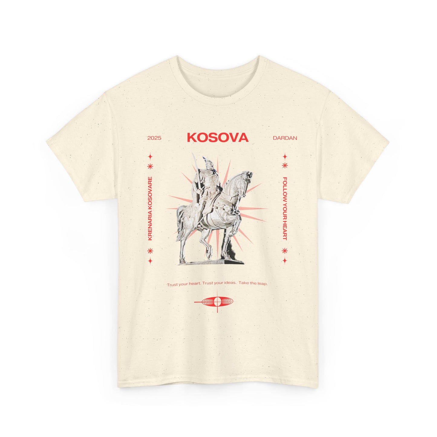 Unisex Heavy Cotton Tee KOSOVA PROUD!