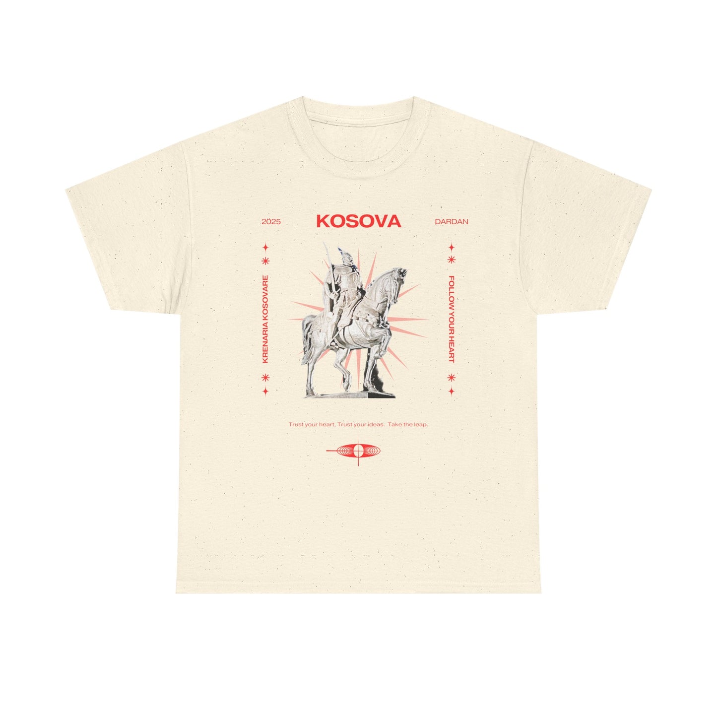 Unisex Heavy Cotton Tee KOSOVA PROUD!