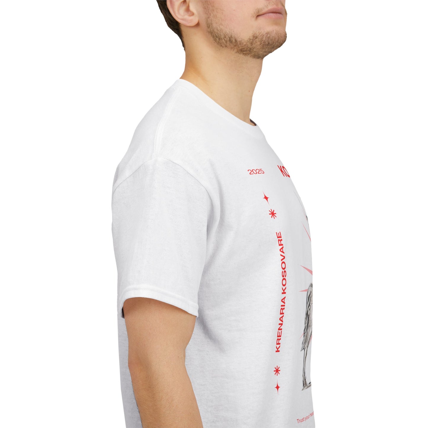 Unisex Heavy Cotton Tee KOSOVA PROUD!