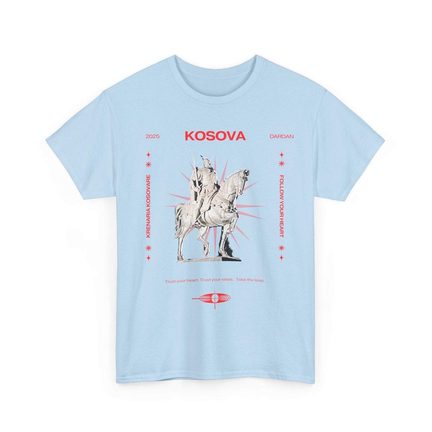 Unisex Heavy Cotton Tee KOSOVA PROUD!