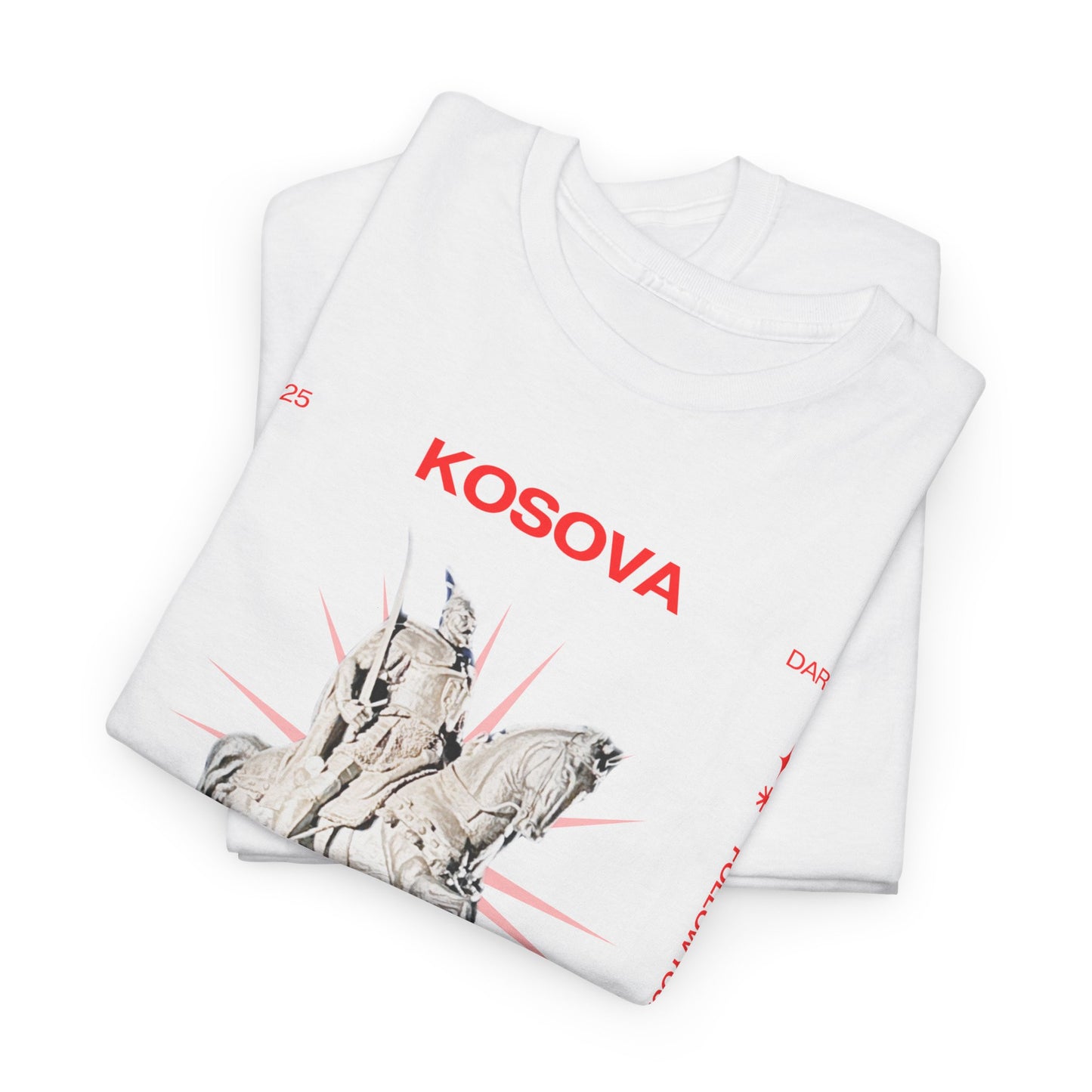 Unisex Heavy Cotton Tee KOSOVA PROUD!