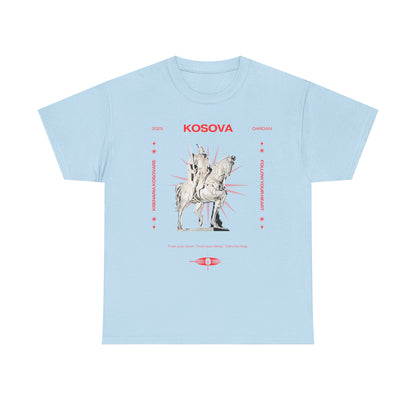 Unisex Heavy Cotton Tee KOSOVA PROUD!