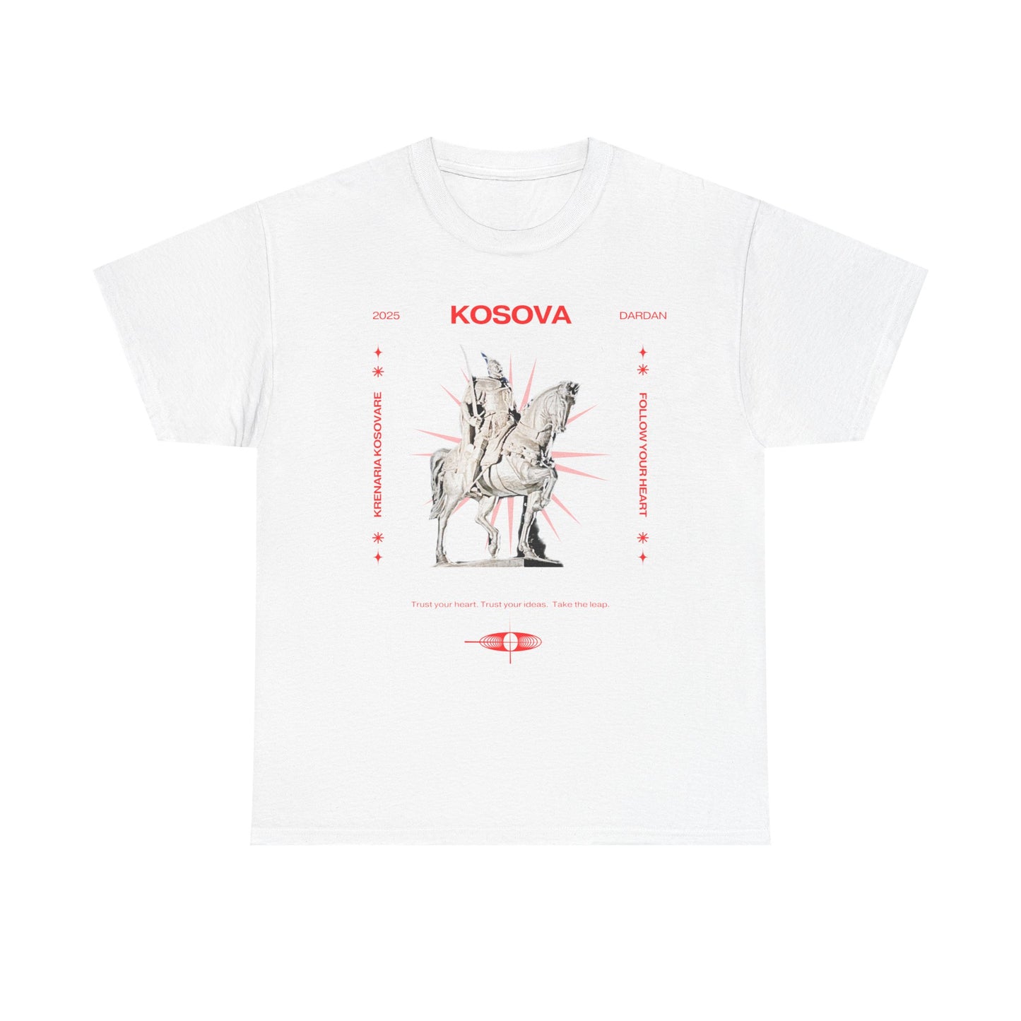 Unisex Heavy Cotton Tee KOSOVA PROUD!