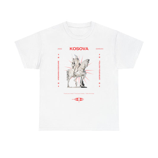 Unisex Heavy Cotton Tee KOSOVA PROUD!