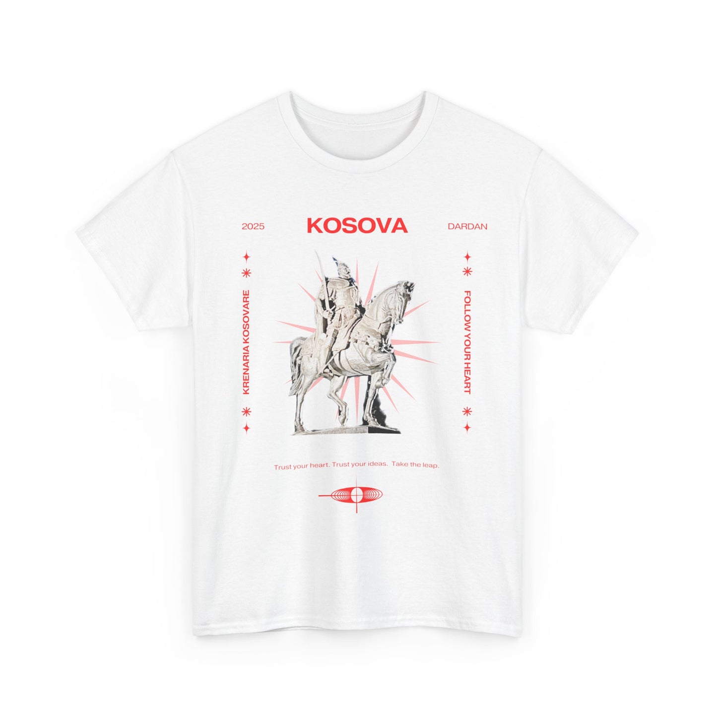 Unisex Heavy Cotton Tee KOSOVA PROUD!