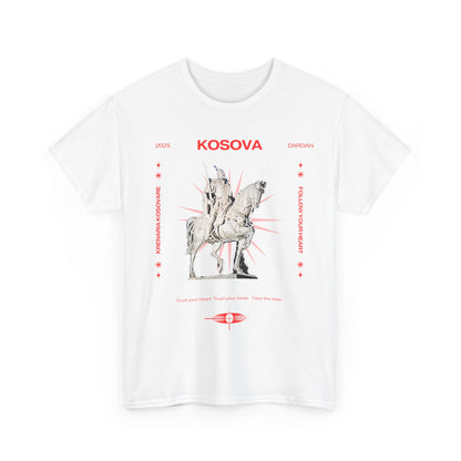 Unisex Heavy Cotton Tee KOSOVA PROUD!